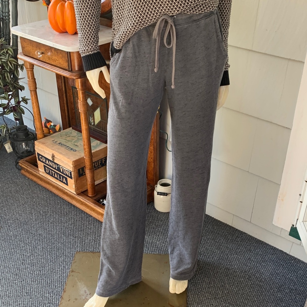 Splendid Gray Drawstring Lounge Track Pants
